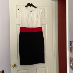 Liz Claiborne tri-color dress